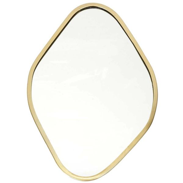 Set de 3 miroirs décoratifs en métal doré - CMP-4299