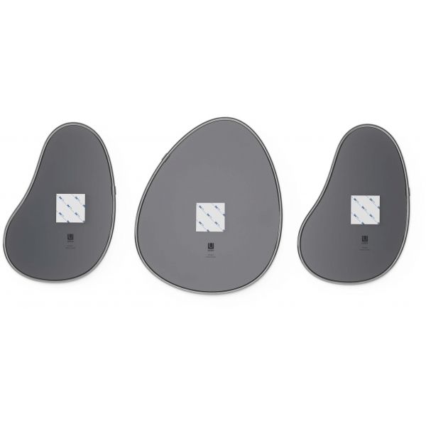 Set de 3 miroirs finition métallique Hubba - 47,90