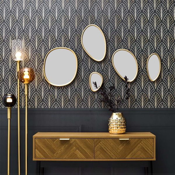 Set de 5 miroirs forme organique - 8
