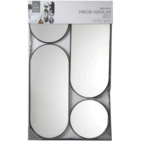 Set de 4 miroirs ronds et ovales Versa - 36,90