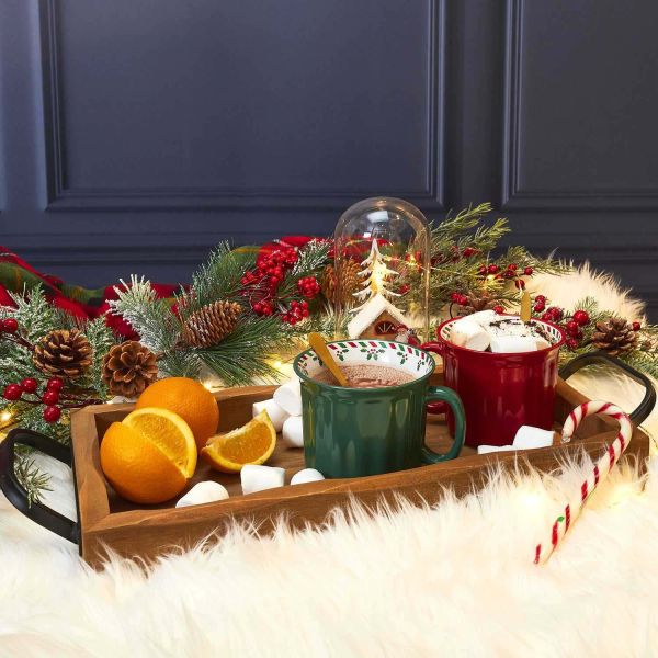 Set de 4 mugs en grès Gui - 18,90