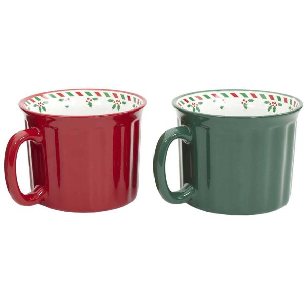 Set de 4 mugs en grès Gui - CMP-4145