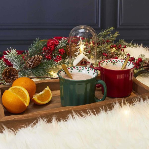 Set de 4 mugs en grès Gui - THE HOME DECO FACTORY
