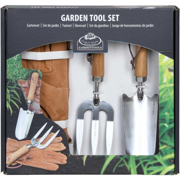 Set d'outils de jardin à main avec gants - ESS-2006