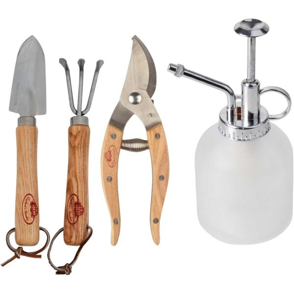 Set d'outils pour plantes d'appartement en acier inoxydable