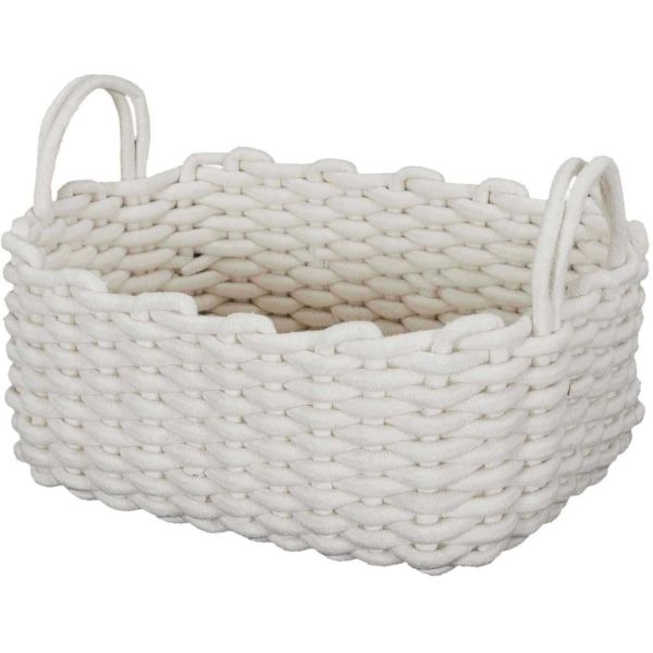 Set de 3 paniers de rangement Tricot - THE HOME DECO FACTORY