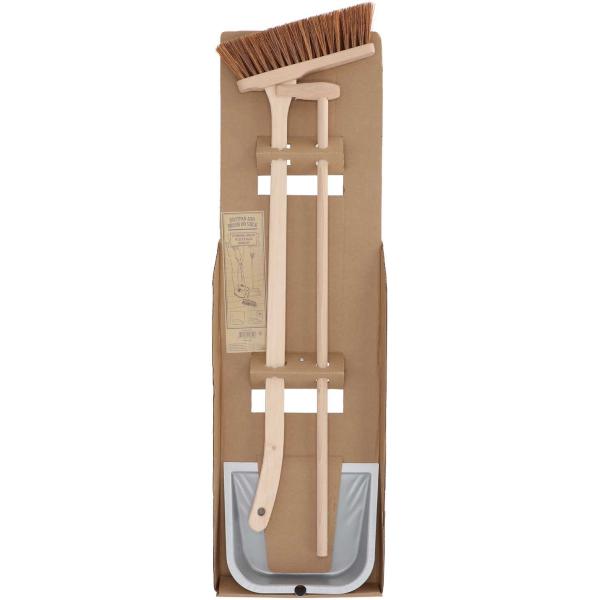 Set pelle et balai en bois dde hêtre et acier - GARDEN TOOLS