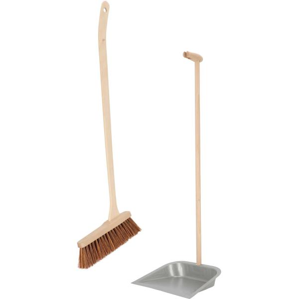 Set pelle et balai en bois dde hêtre et acier - 7
