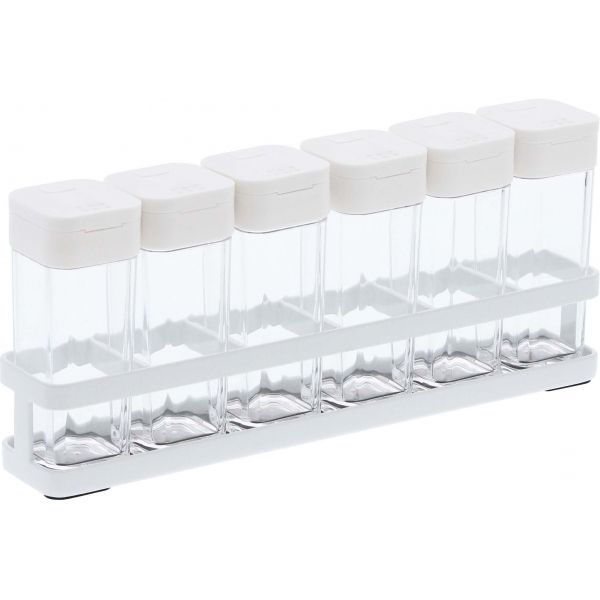 Set de 6 pots à épices avec support Tower - YAMAZAKI