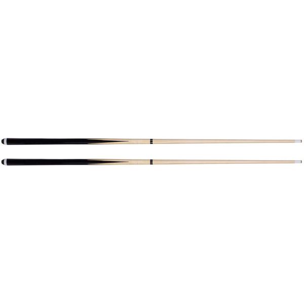 Set de 2 queues de billard en ramin 122 cm