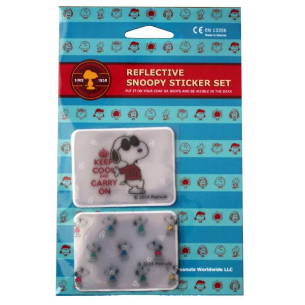 Set de 2 stickers réfléchissants Snoopy - SOF-0106