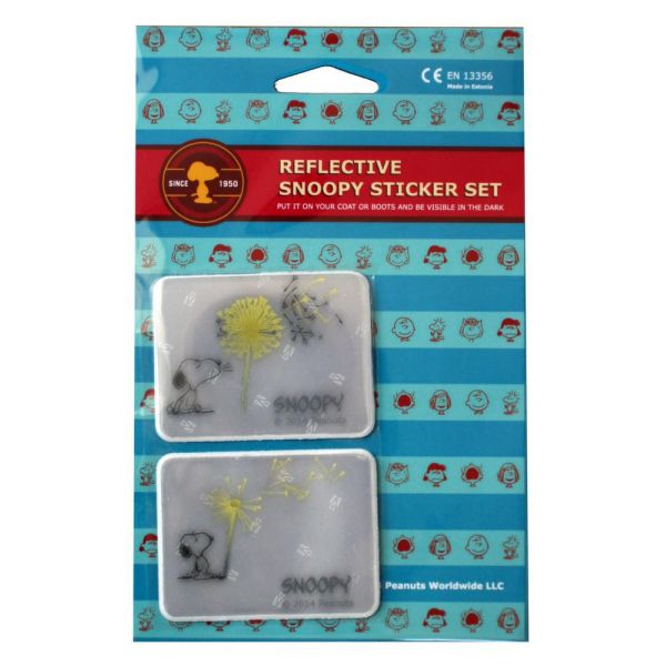 Set de 2 stickers réfléchissants Snoopy