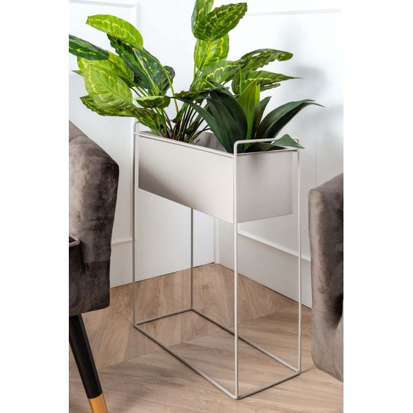Set de 2 supports à plantes rectangulaires en métal Essence - 6