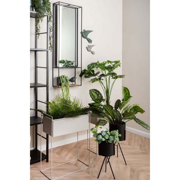 Set de 2 supports à plantes rectangulaires en métal Essence - 7