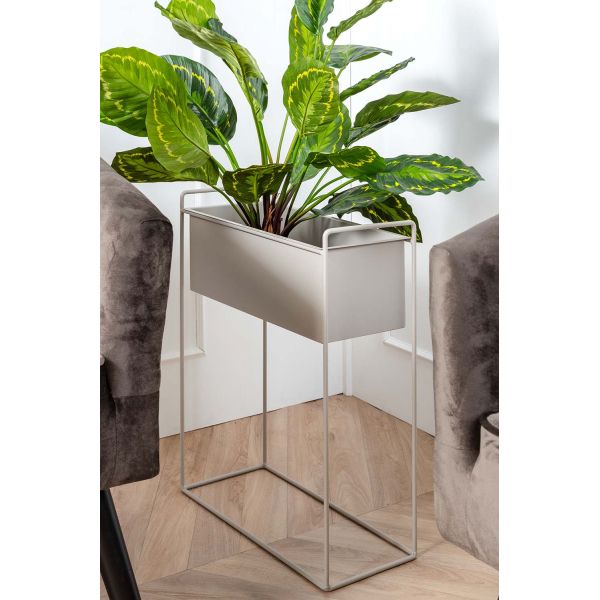 Set de 2 supports à plantes rectangulaires en métal Essence - 5