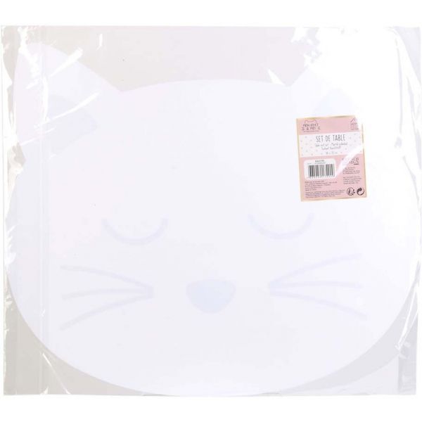 Set de table en PVC Chat (Lot de 3) - 5