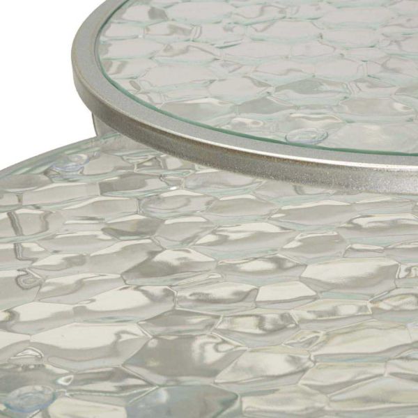 Set table basse et 3 tables d'appoints en métal Noah - 5