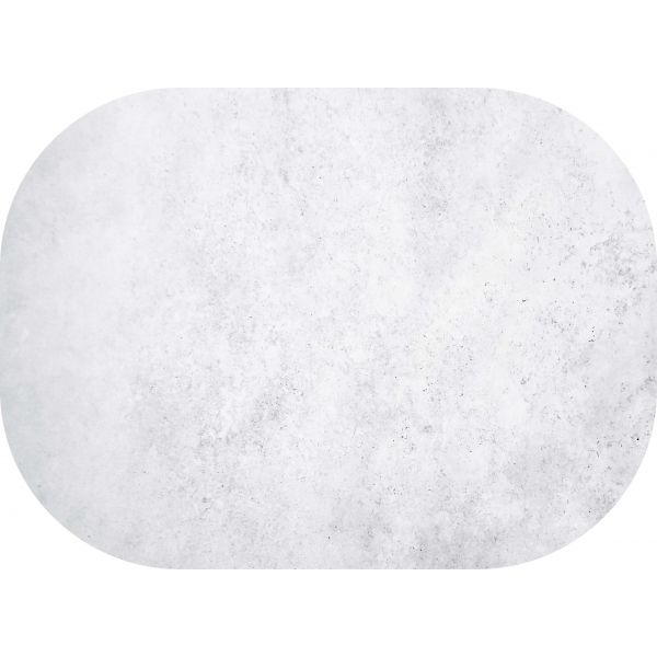 Set de table bords arrondis effet marbre 45 x 33 cm (Lot de 6) - MATTEO