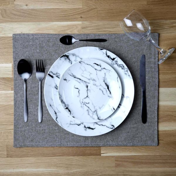 Set de table en coton Black forest 35 x 45 cm (Lot de 6) - THE HOME DECO FACTORY