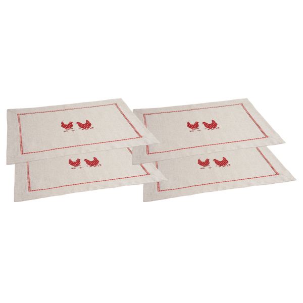 Set de table en coton (Lot de 4)