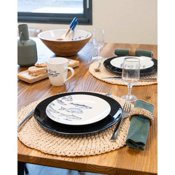 Set de table en papier cordé (Lot de 6) - AUBRY GASPARD