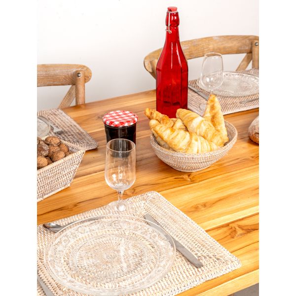 Set de table rectangulaire en rotin - 6