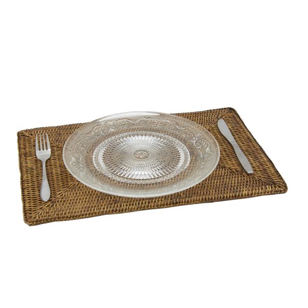 Set de table rectangulaire en rotin - AUBRY GASPARD