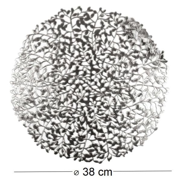 Set de table rond feuillage 38 cm - THE HOME DECO FACTORY