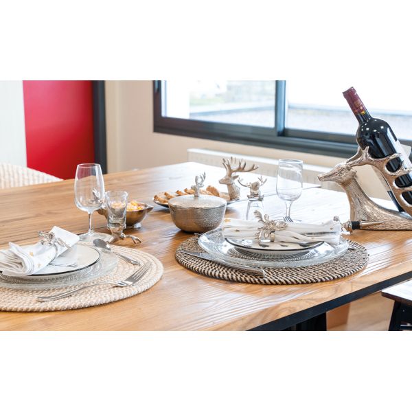 Set de table rond en jute naturelle (Lot de 6) - 5