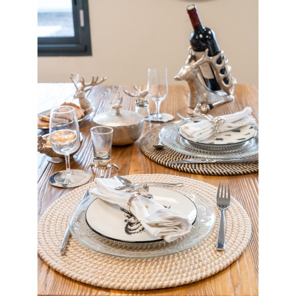 Set de table rond en jute naturelle (Lot de 6) - 34,90