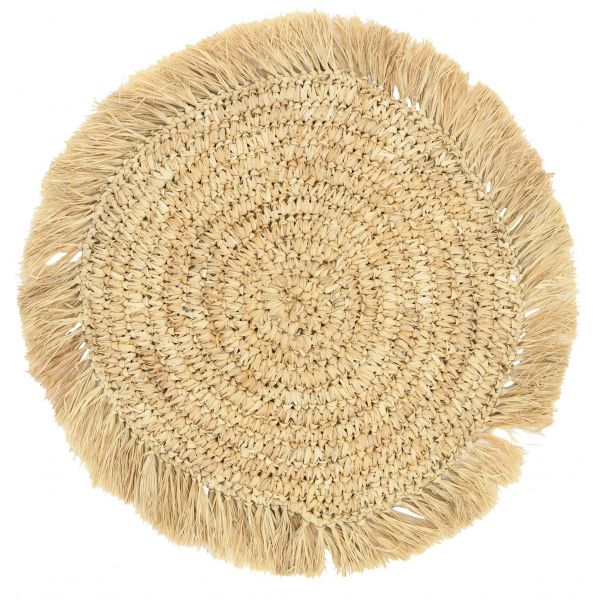 Set de table en raphia (Lot de 6) - AUB-3974