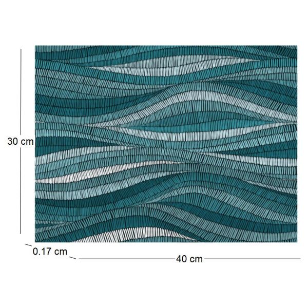 Set de table en vinyle 40 x 30 cm (Lot de 6) - CON-0240