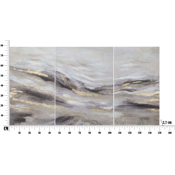 Set de 3 tableaux décoratifs Monty - MAU-0278