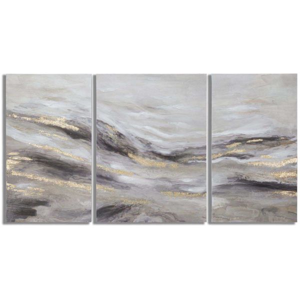 Set de 3 tableaux décoratifs Monty