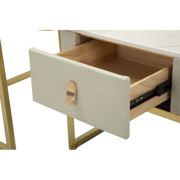 Set de 2 tables d'appoint gigognes en mdf et métal Beautry - 6
