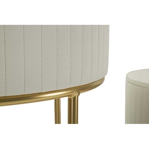 Set de 2 tables d'appoints en mdf et métal Wedding - 6