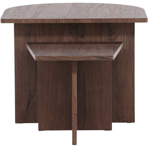 Set 2 tables basses en MDF Sala 60 x 45 cm et 40 x 35 cm - 6