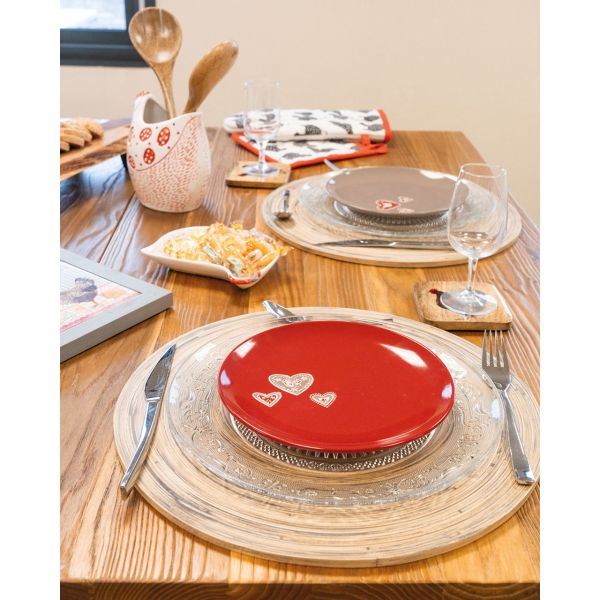 Sets de table en bambou naturel et noir (lot de 6) - 7