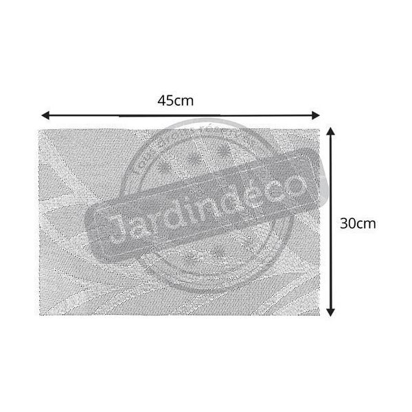 Set de table en vinyle motif branche (Lot de 6) - AUB-1166