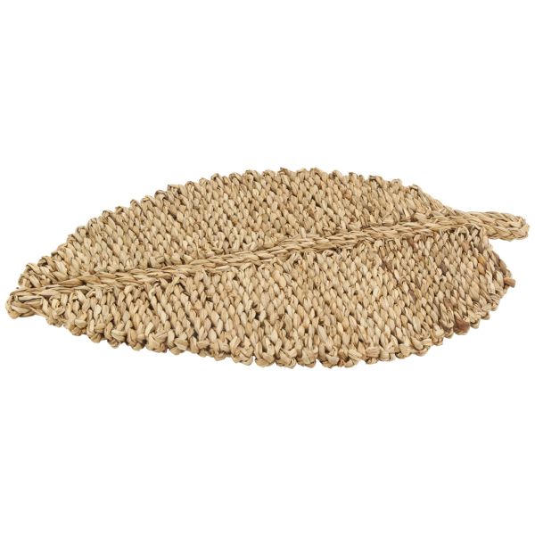 Sets de table en jonc de mer- Feuilles (Lot de4) - AUB-5555