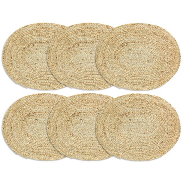 Sets de table en jute (Lot de 6)