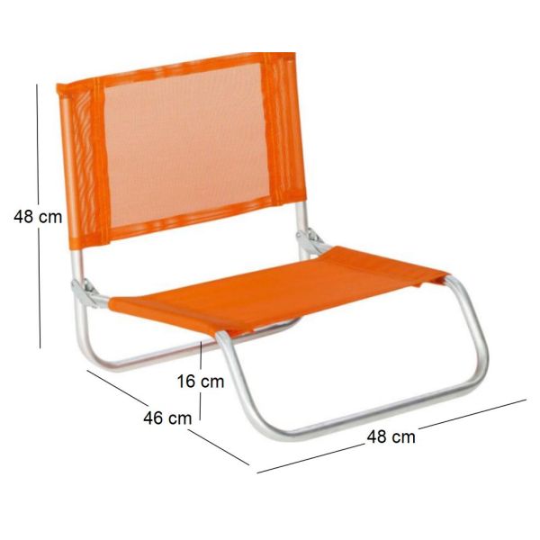 Siege plage en aluminium Basic - HEVEA