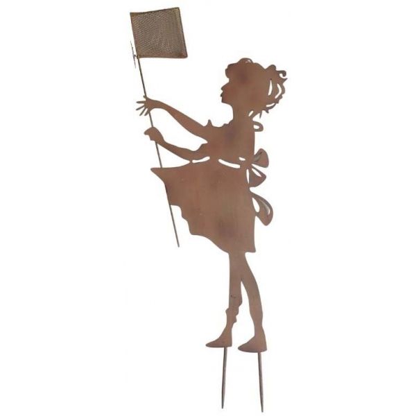 Silhouette en fer Petite fille 40 x 92 cm