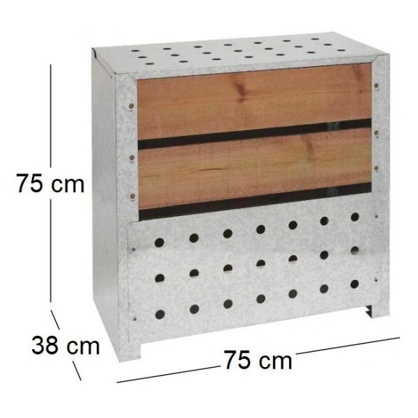 Silo à compost acier et bois - GUI-0100