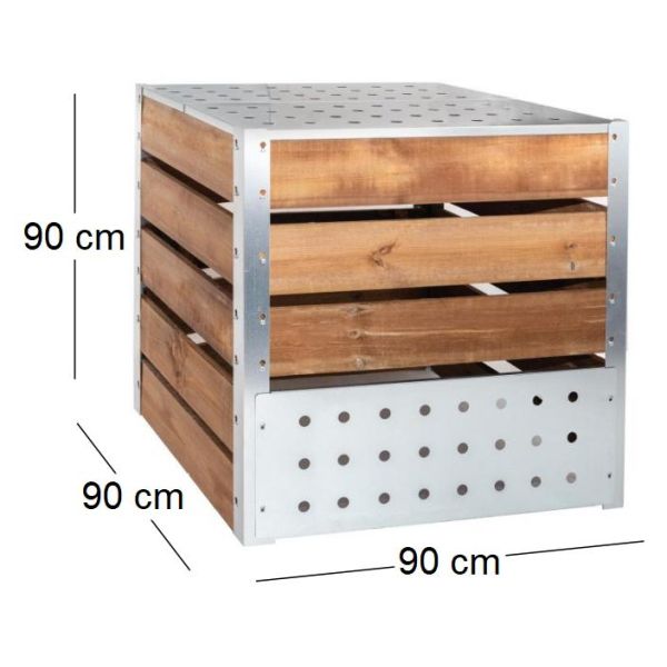 Silo à compost acier et bois - GUILLOUARD