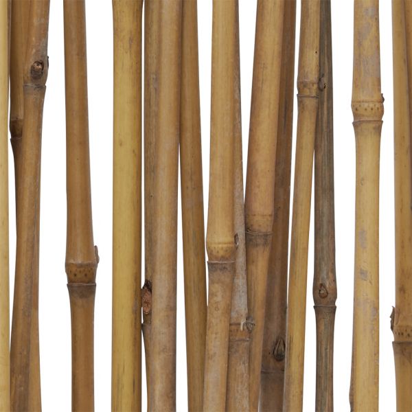 Paravent en bois et tiges de bambou - AUBRY GASPARD