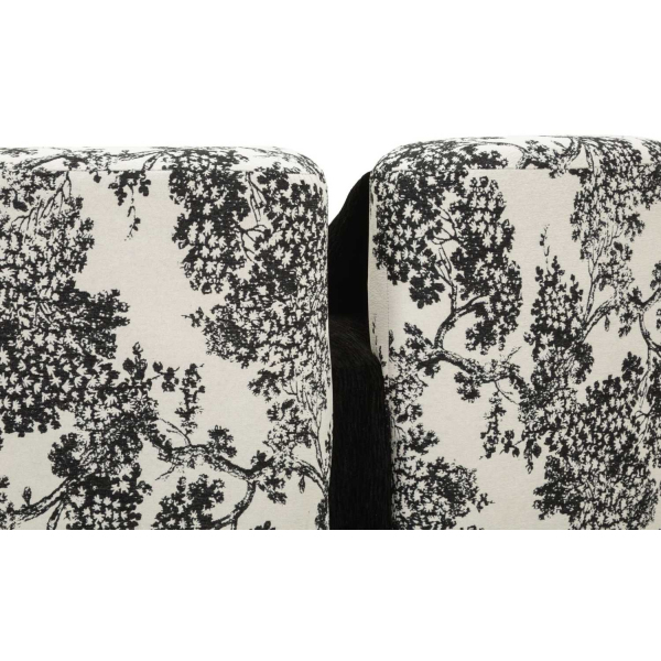 Sofa en tissu Oriental 160 x 86 x 67 cm - 8