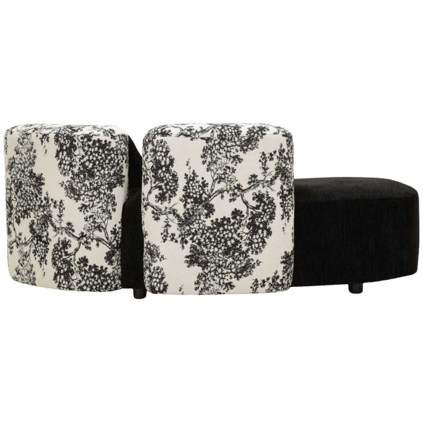Sofa en tissu Oriental 160 x 86 x 67 cm - 639
