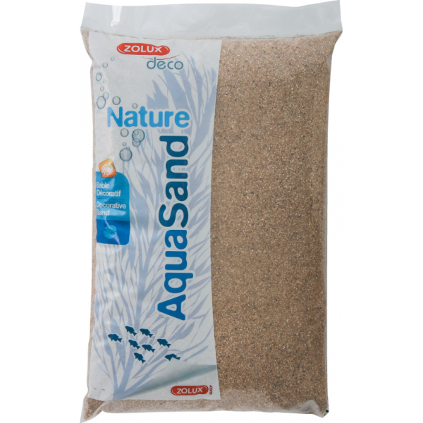 Sol décoratif Aquasand naturel rivière 5kg