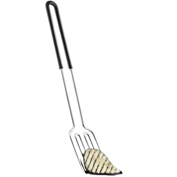 Spatule pour plancha inox et silicone